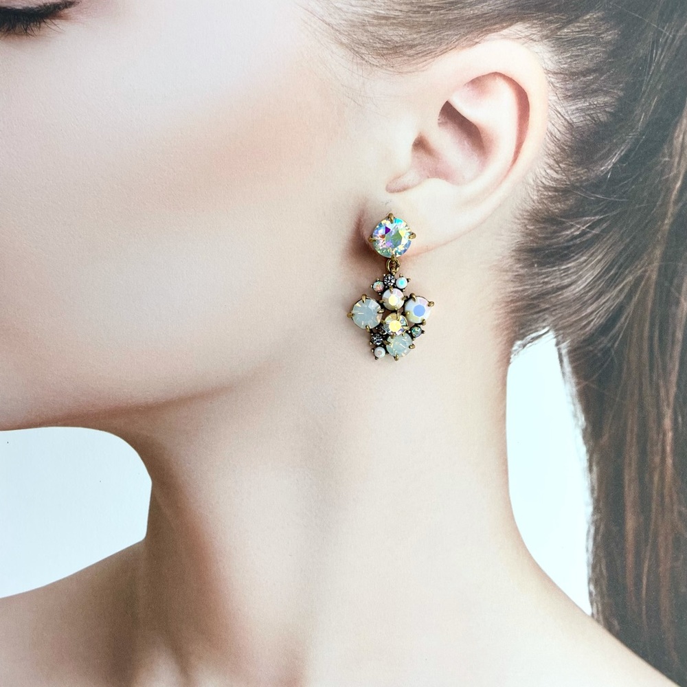 J.Crew Crystal Statement Earrings - image 1